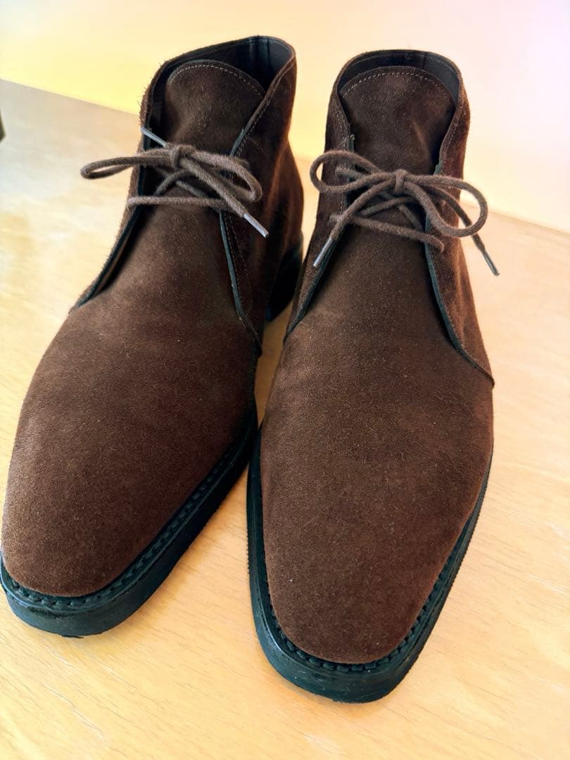 JOHN LOBB LOPEZ ロペス スエードローファー ブラウン