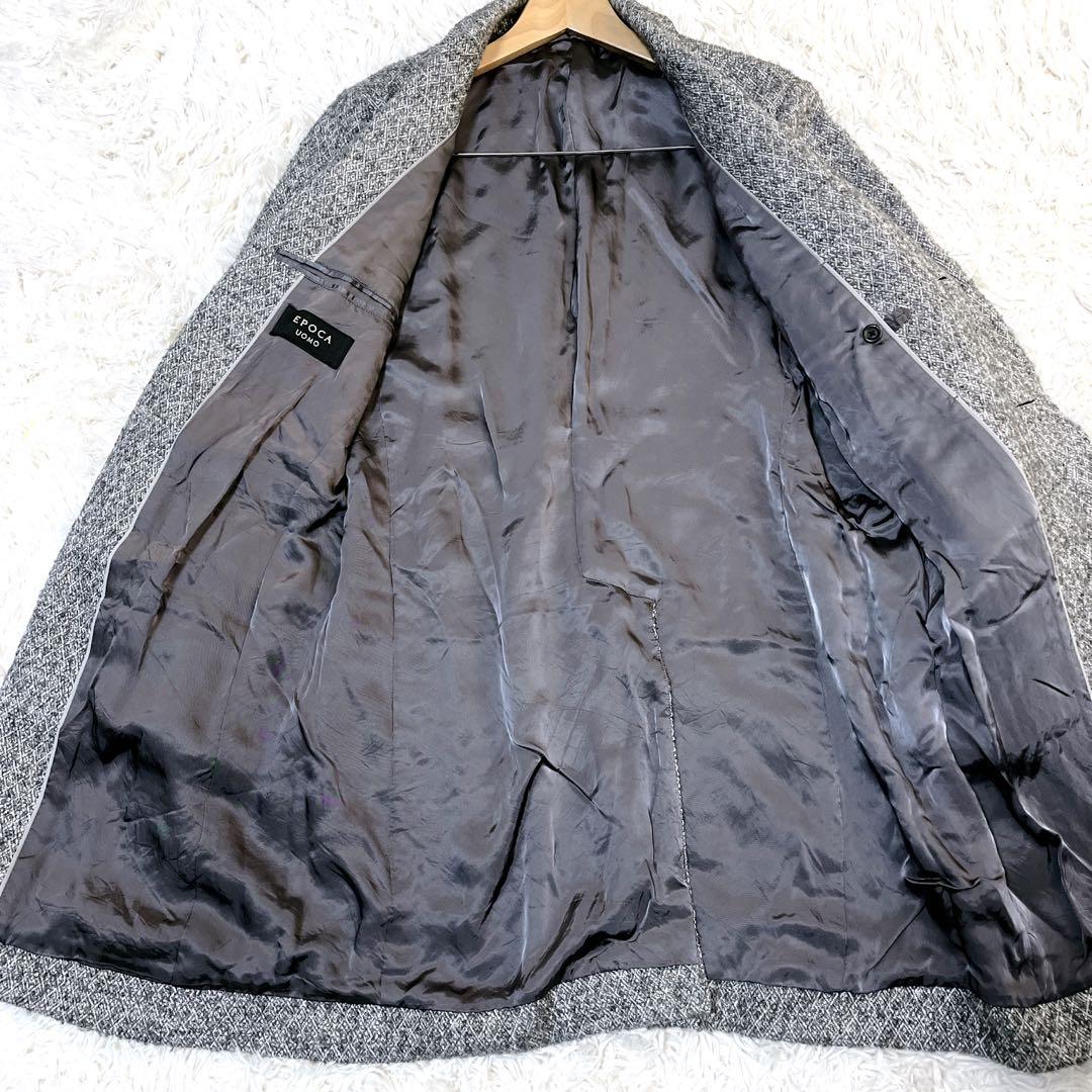 たから‼️epoca uomo エポカウォモ ツイード チェスターコート