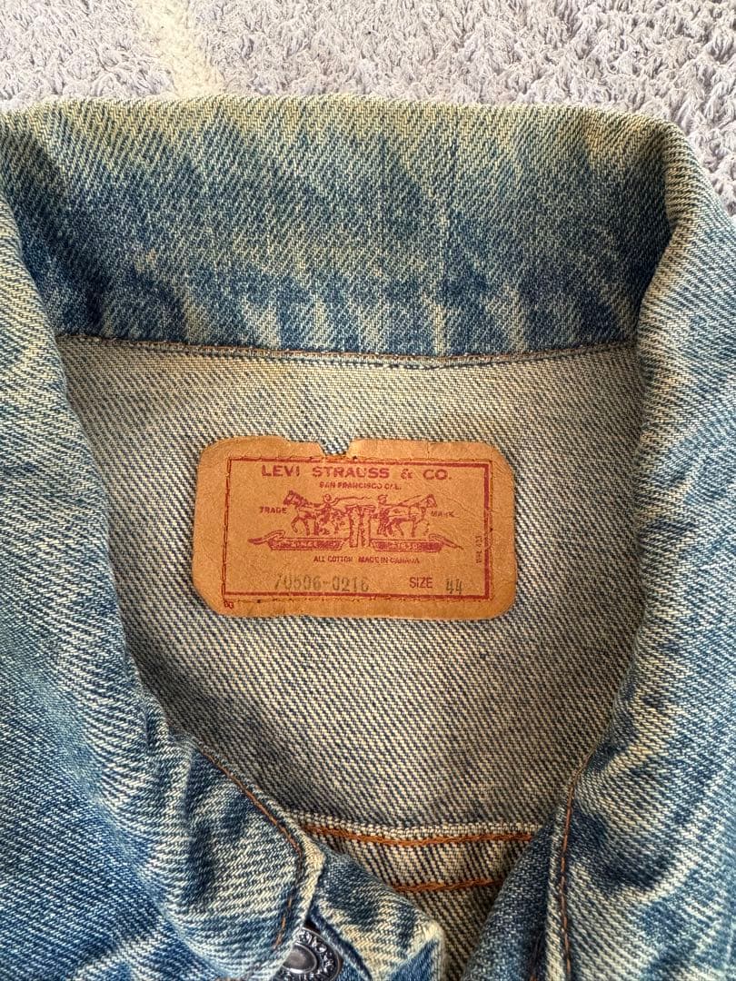 【44】90s カナダ製 Levi's デニムジャケット 96年製 リーバイス