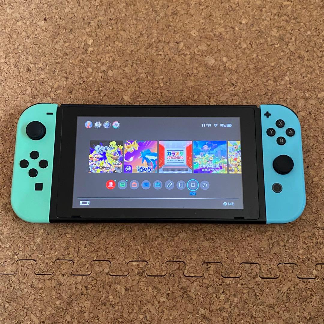 Nintendo Switch 本体 あつまれどうぶつの森デザイン
