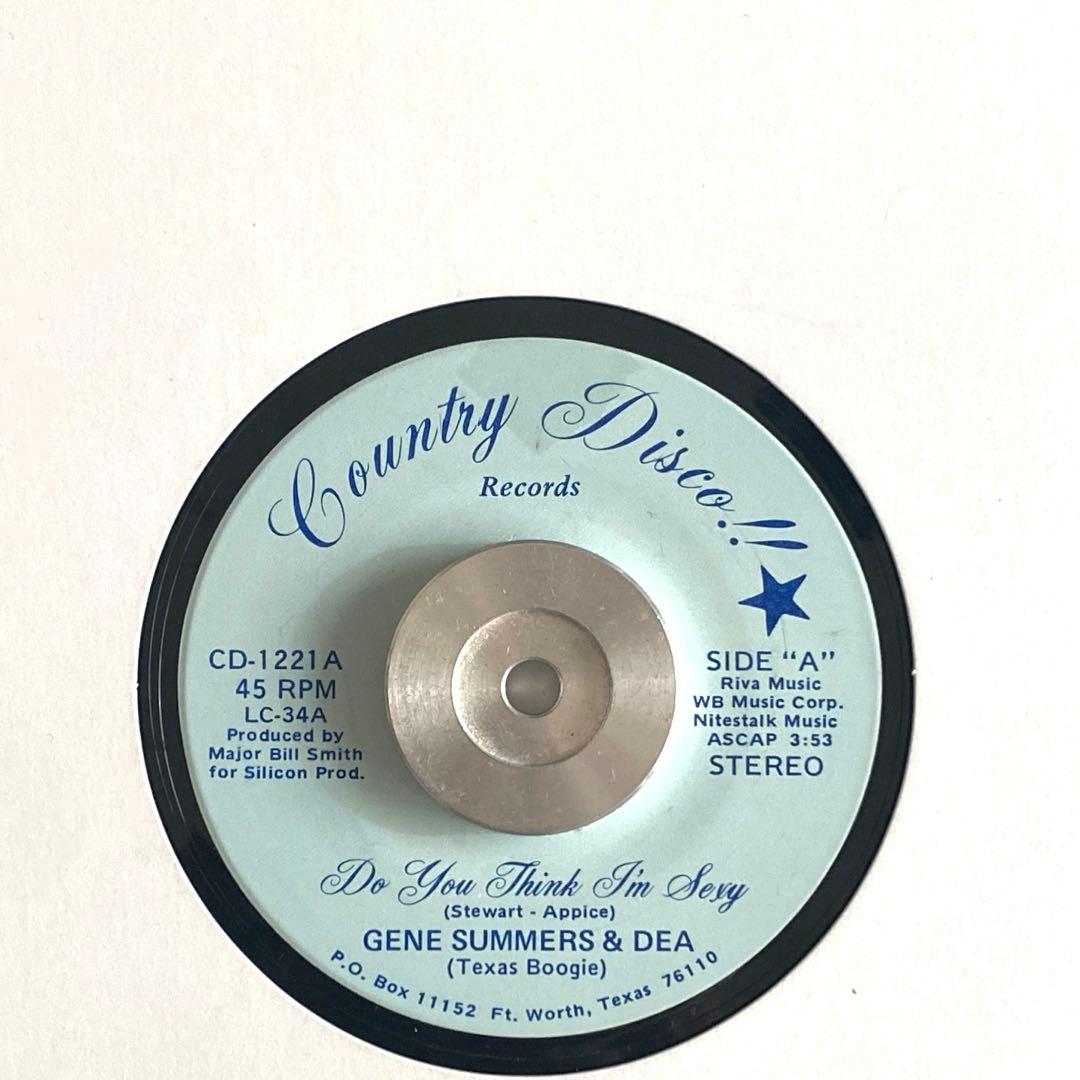 Gene Summers – Do You Think I'm Sexy 7”