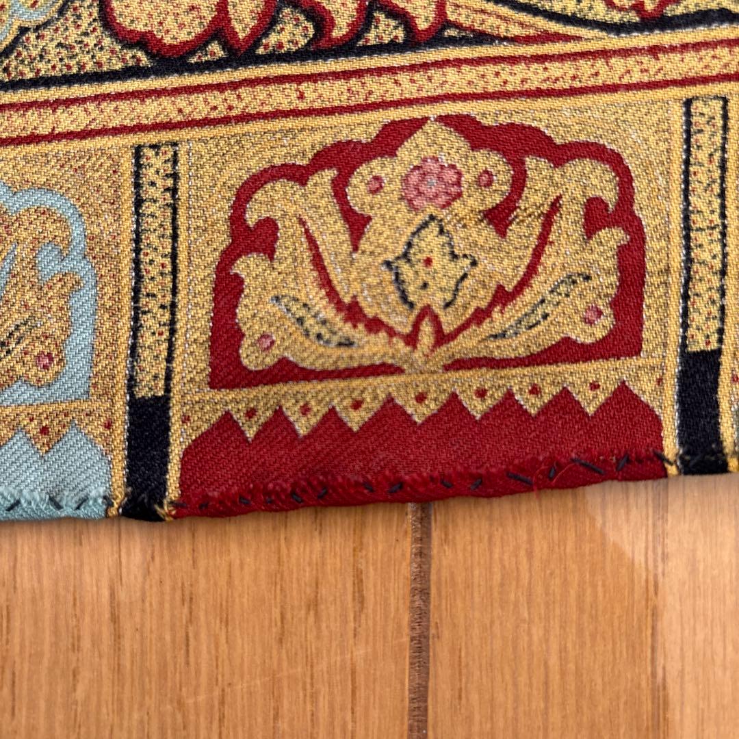 エトロ 大判ショール 128×128 ウールカシミア