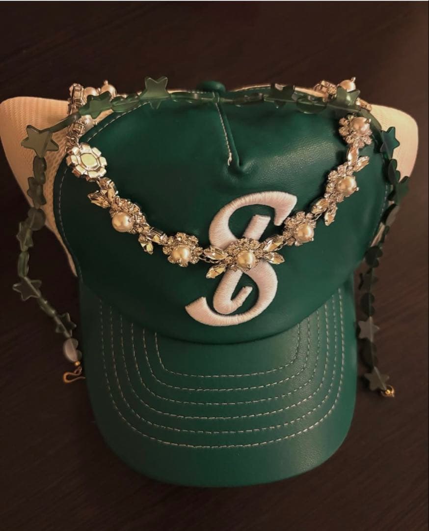 【極美品】Pearl Crystal Daisy Floret Necklace