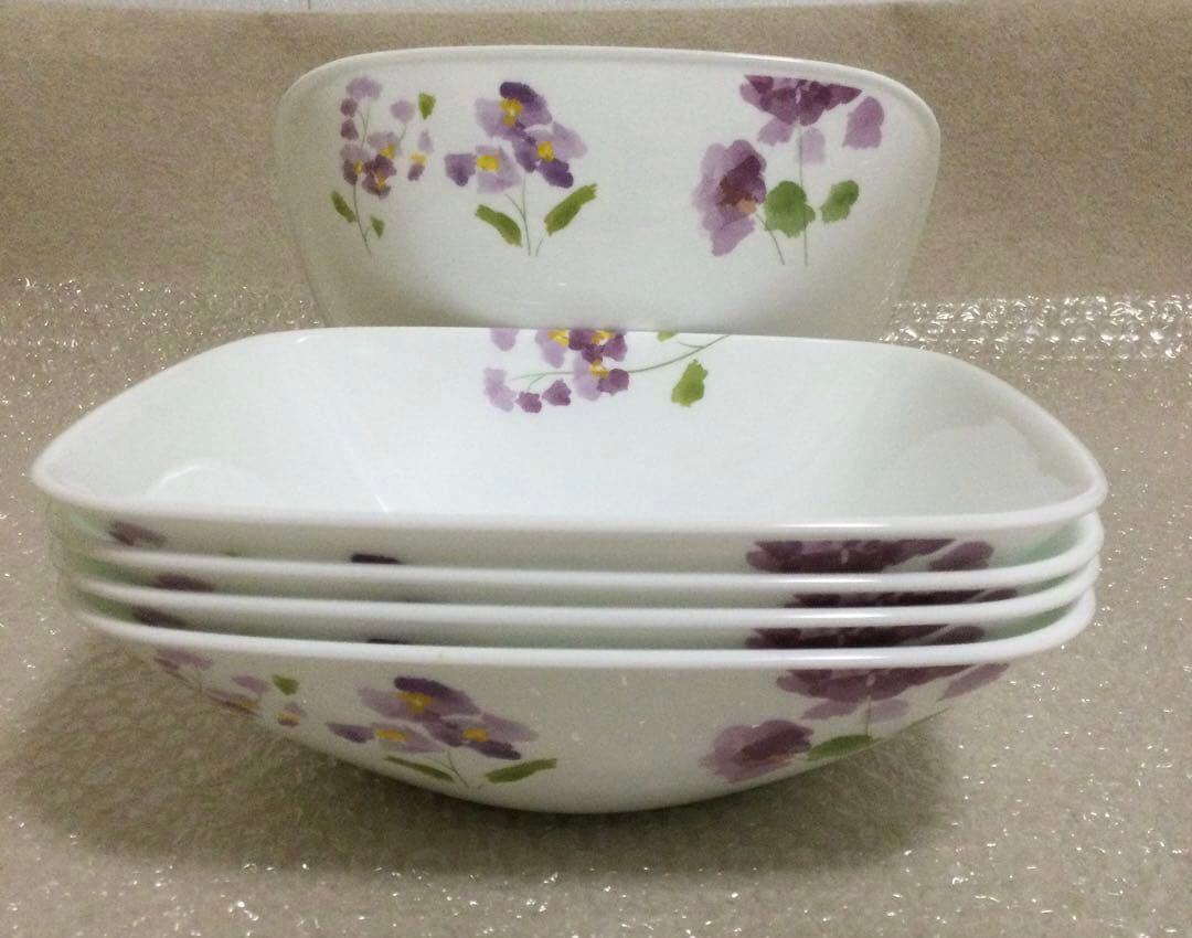 コレール　スクエアボウル　コレール　大ボウル　食器　CORELLE