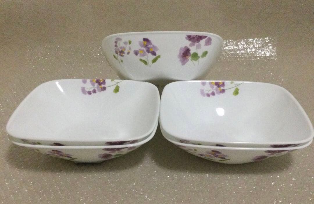 コレール　スクエアボウル　コレール　大ボウル　食器　CORELLE