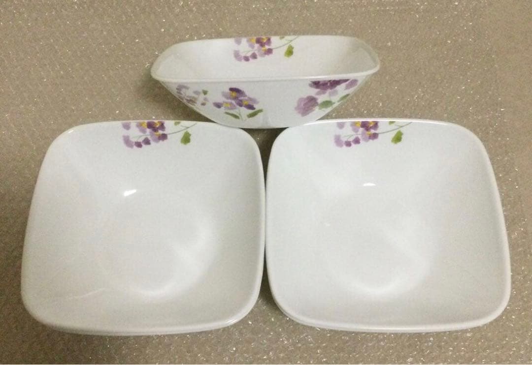 コレール　スクエアボウル　コレール　大ボウル　食器　CORELLE