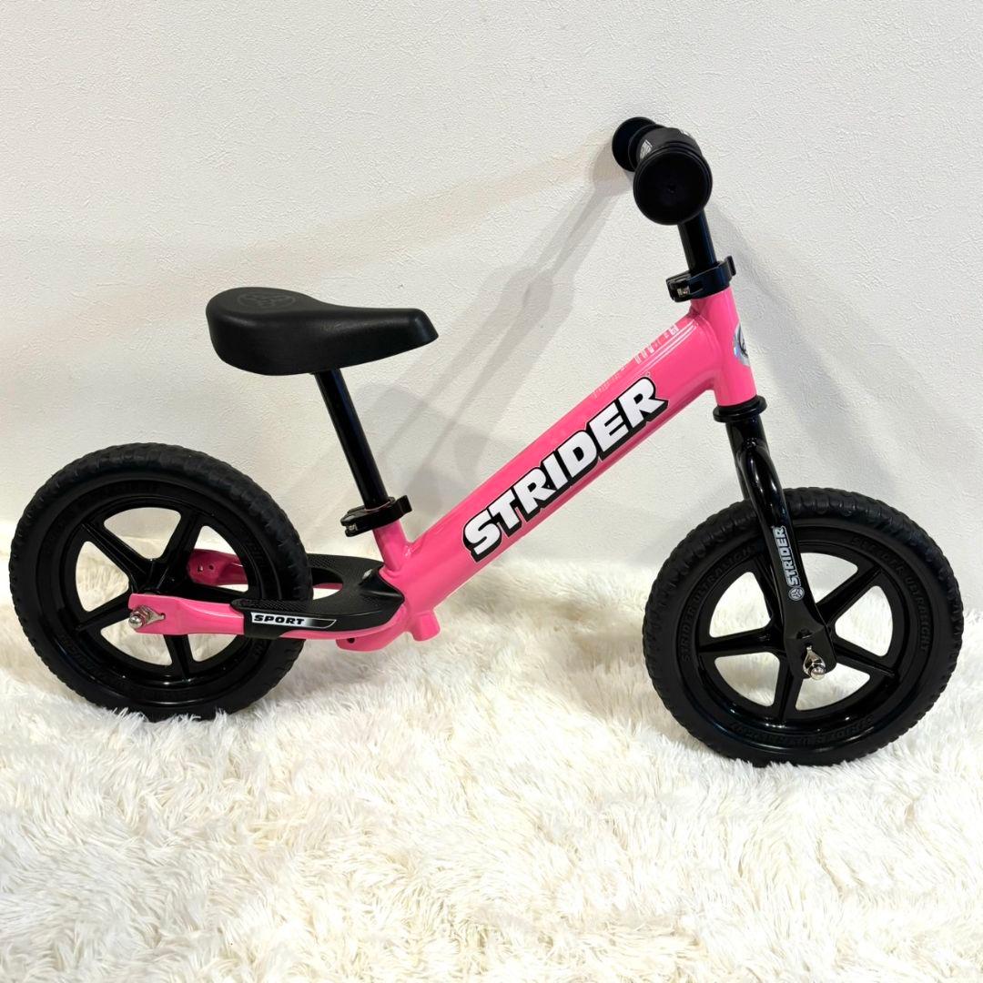 STRIDER SPORTS ピンク　ストライダー　ロングポスト付