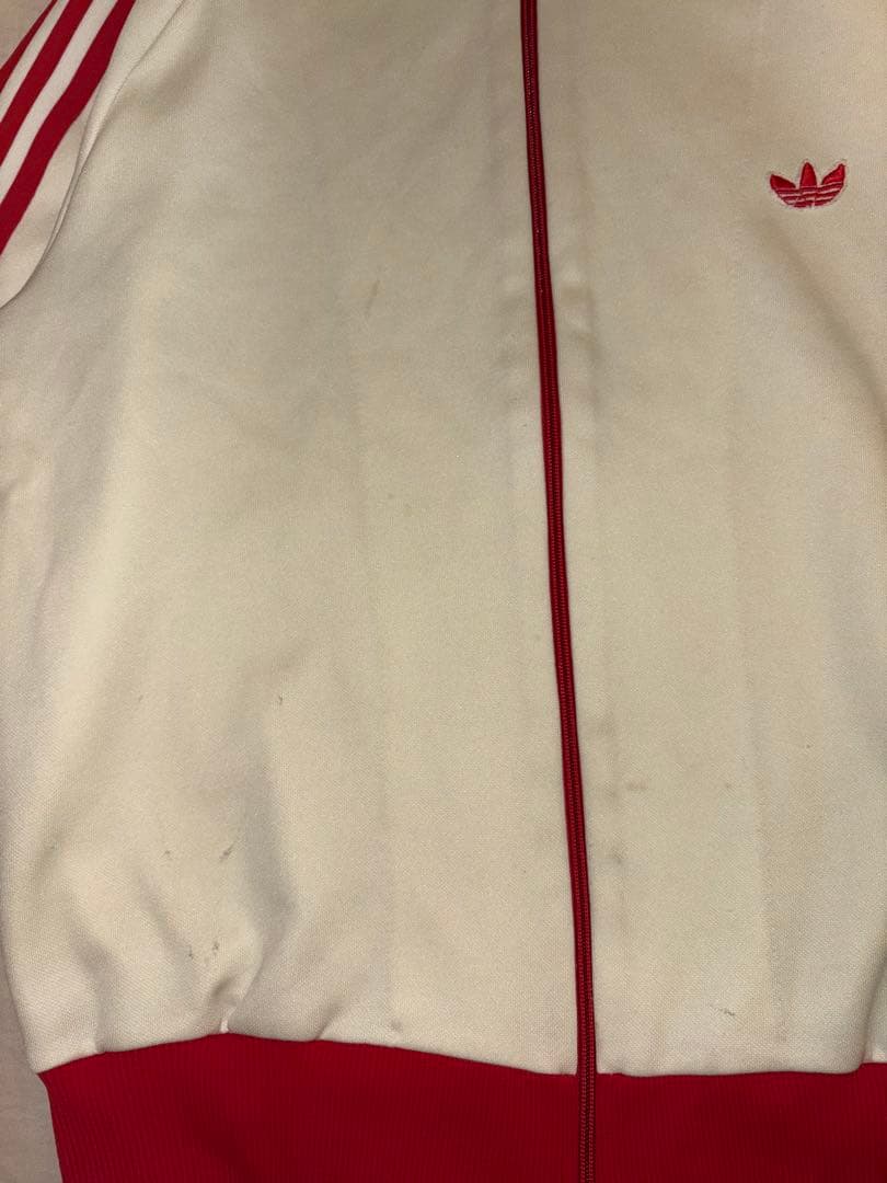 アディダス 80s 赤ベージュ デサント 3