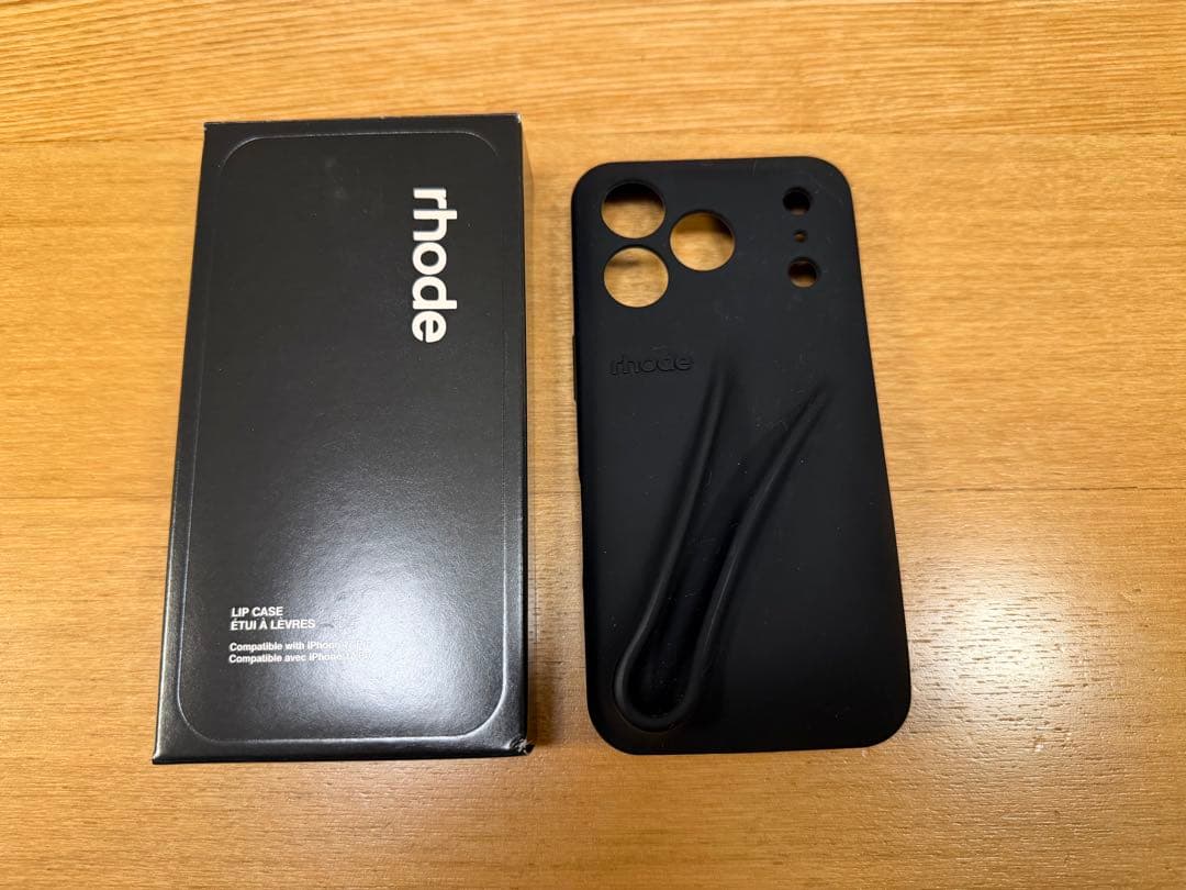 rhode iPhone17proケース ブラック