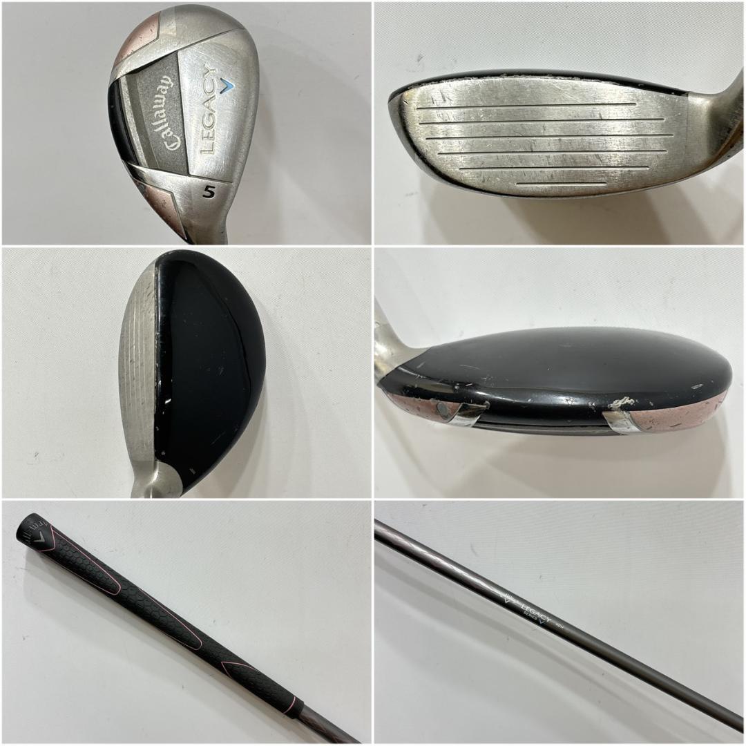 レディース右利き初心者用　キャロウェイ　レガシー　ハーフゴルフセット　W2716
