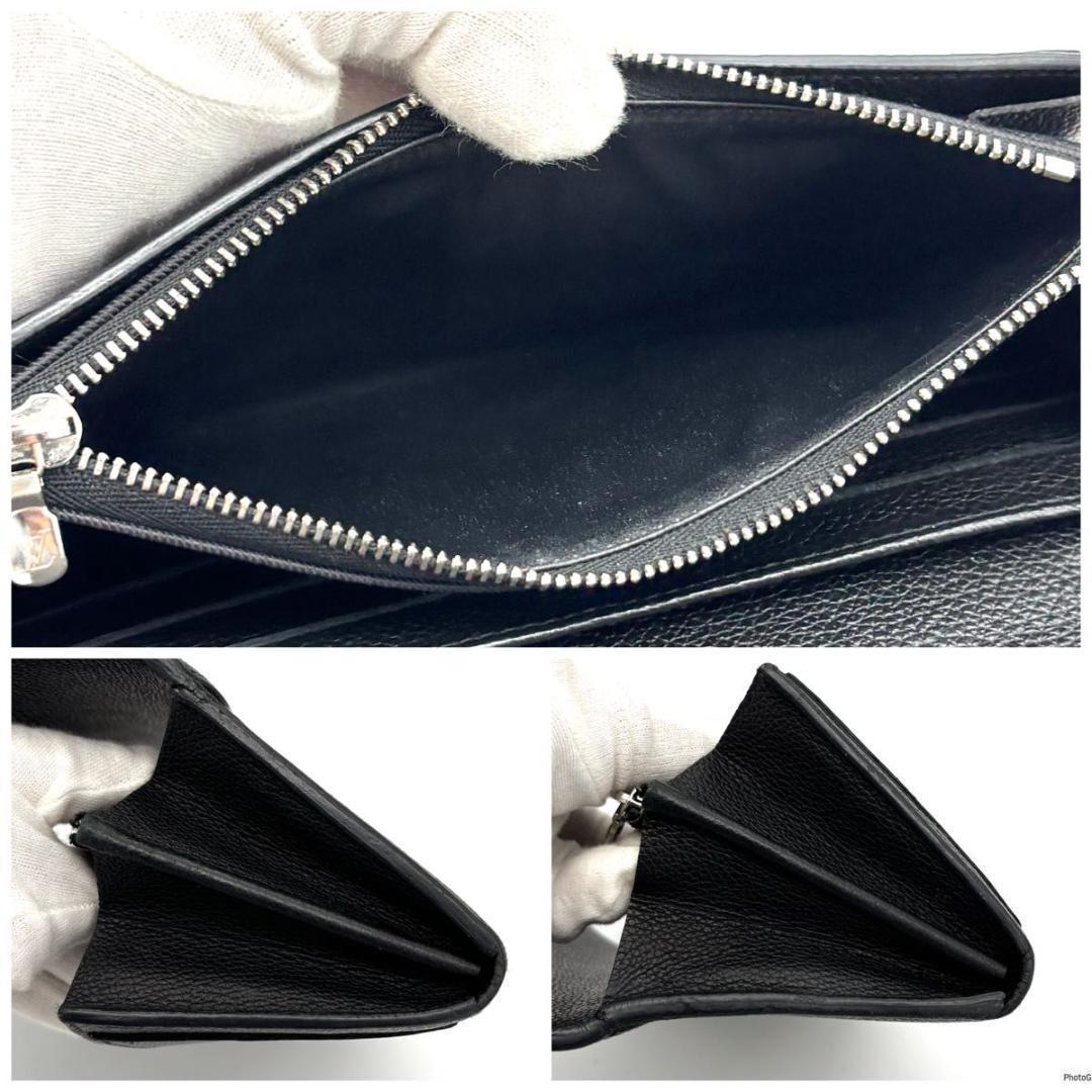 【超美品】ルイヴィトン ポルトフォイユ マイロックミー ブラック 長財布 黒