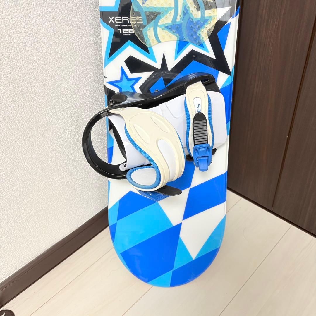 XERES スノーボード 128cm ビンディング付　セット 初心者向け　キッズ
