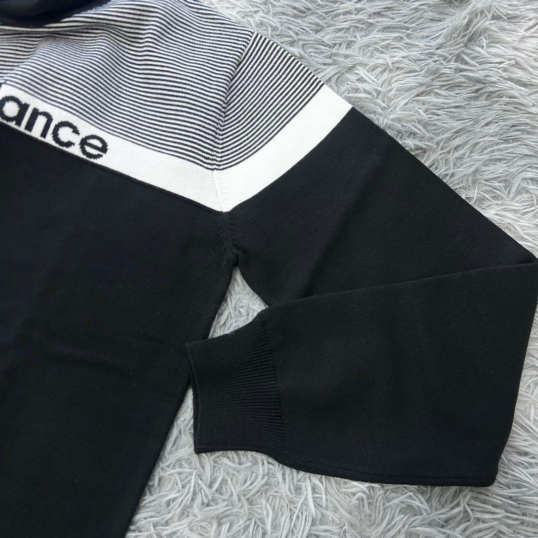 新品　ニューバランスゴルフ　タートルネック　ニット　セーター　ブラック　サイズ6