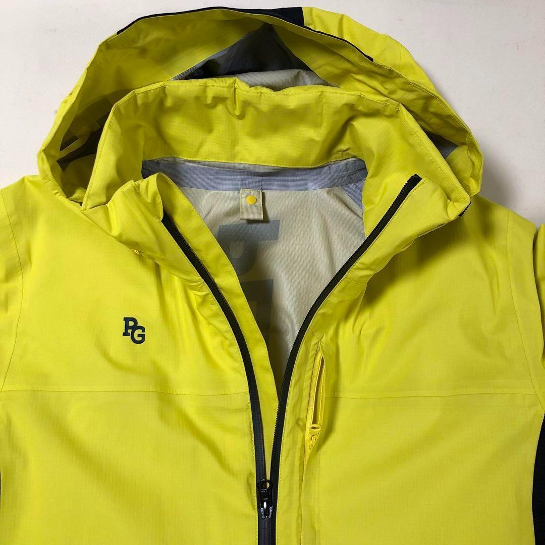 美品 パーリーゲイツ 防風撥水 2way ジャケット イエロー サイズ 4
