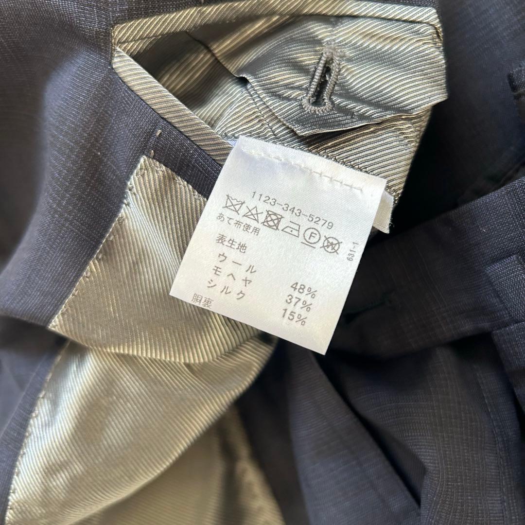 Errico Formicola シルク　モヘヤ　スーツ　ネイビー