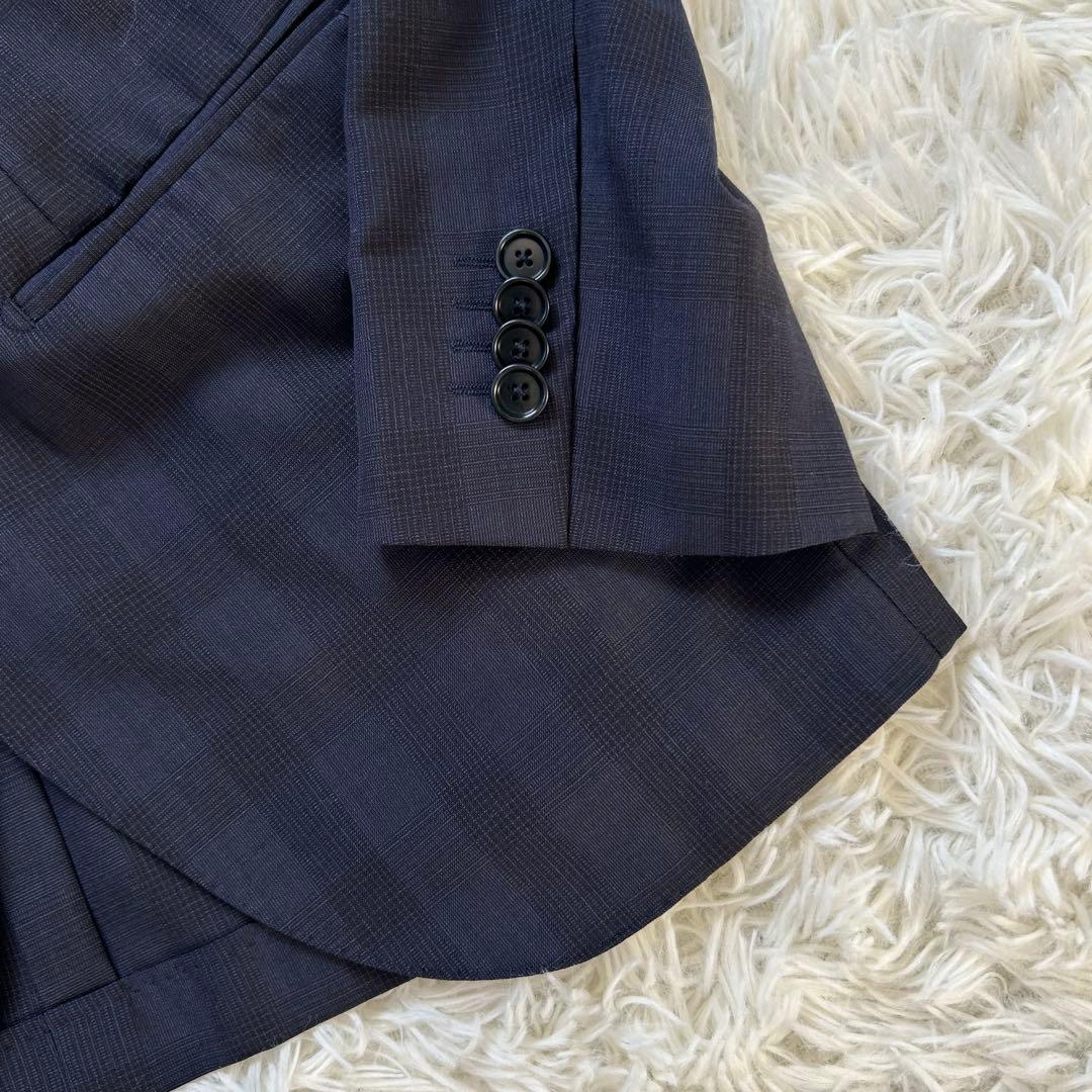 Errico Formicola シルク　モヘヤ　スーツ　ネイビー