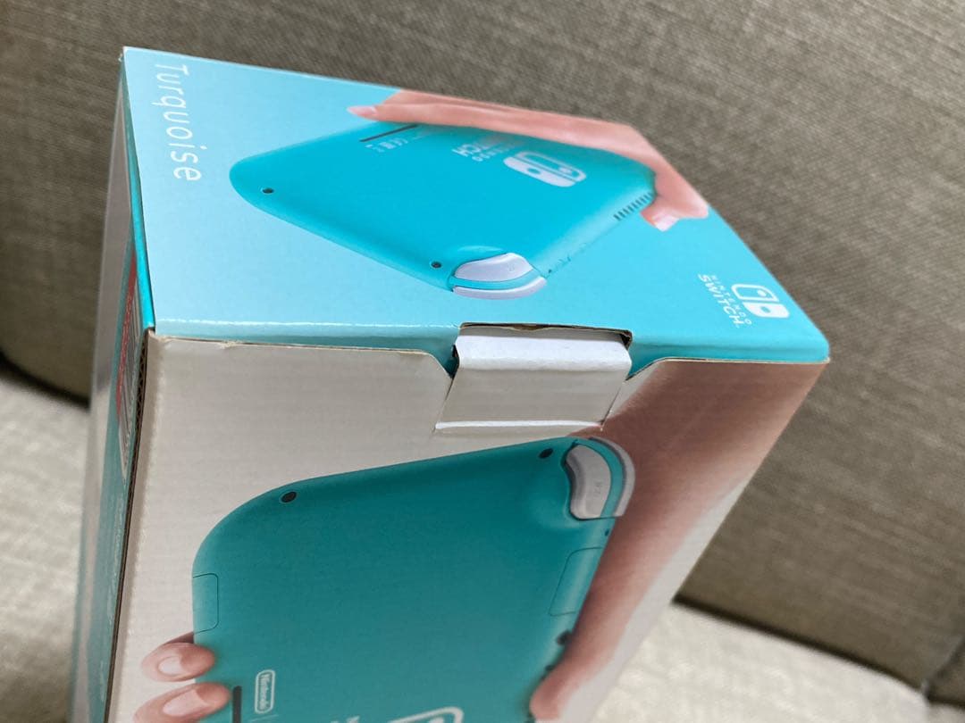 Nintendo Switch Lite ターコイズ 本体 充電器、外箱付き