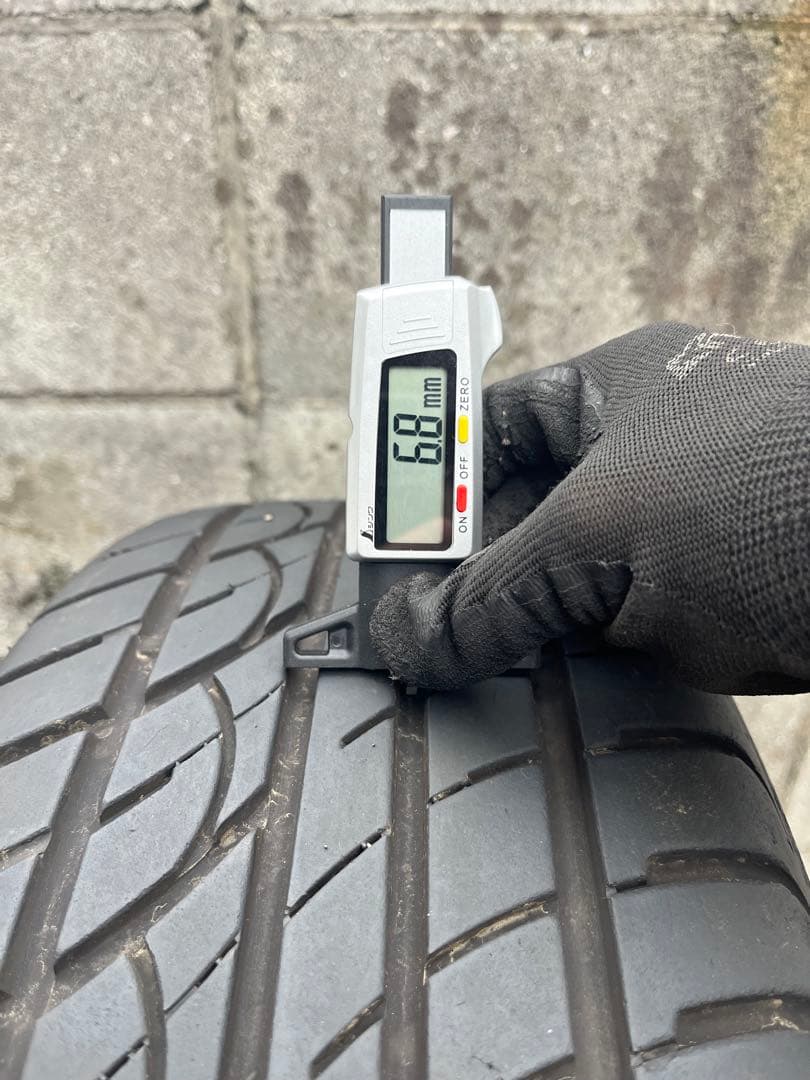 (バリ山)プリウス純正50ツーリングホイールタイヤ4本セット(ジャンク)