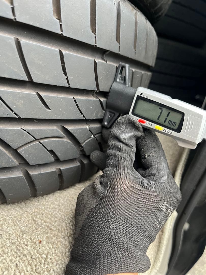 (バリ山)プリウス純正50ツーリングホイールタイヤ4本セット(ジャンク)