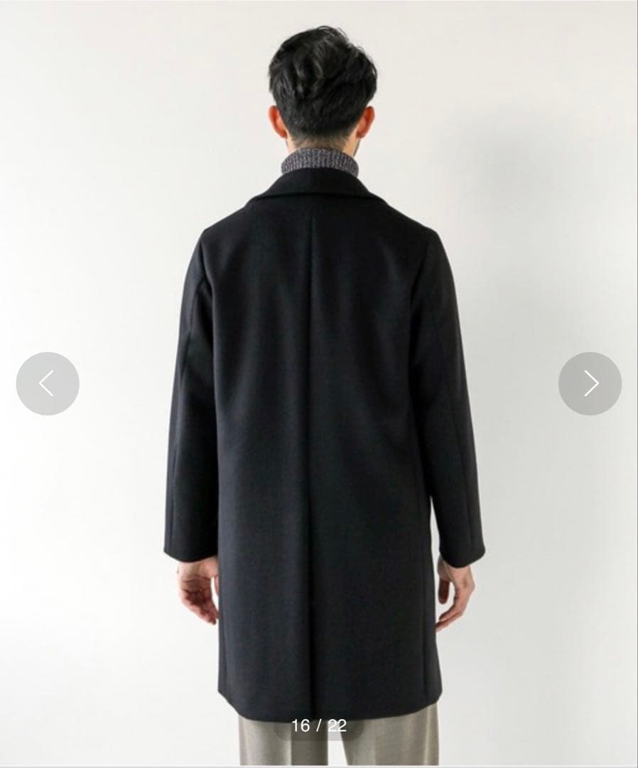 EDIFICE 140sブレンドモッサアルスターコート L完売 美品エディフィス