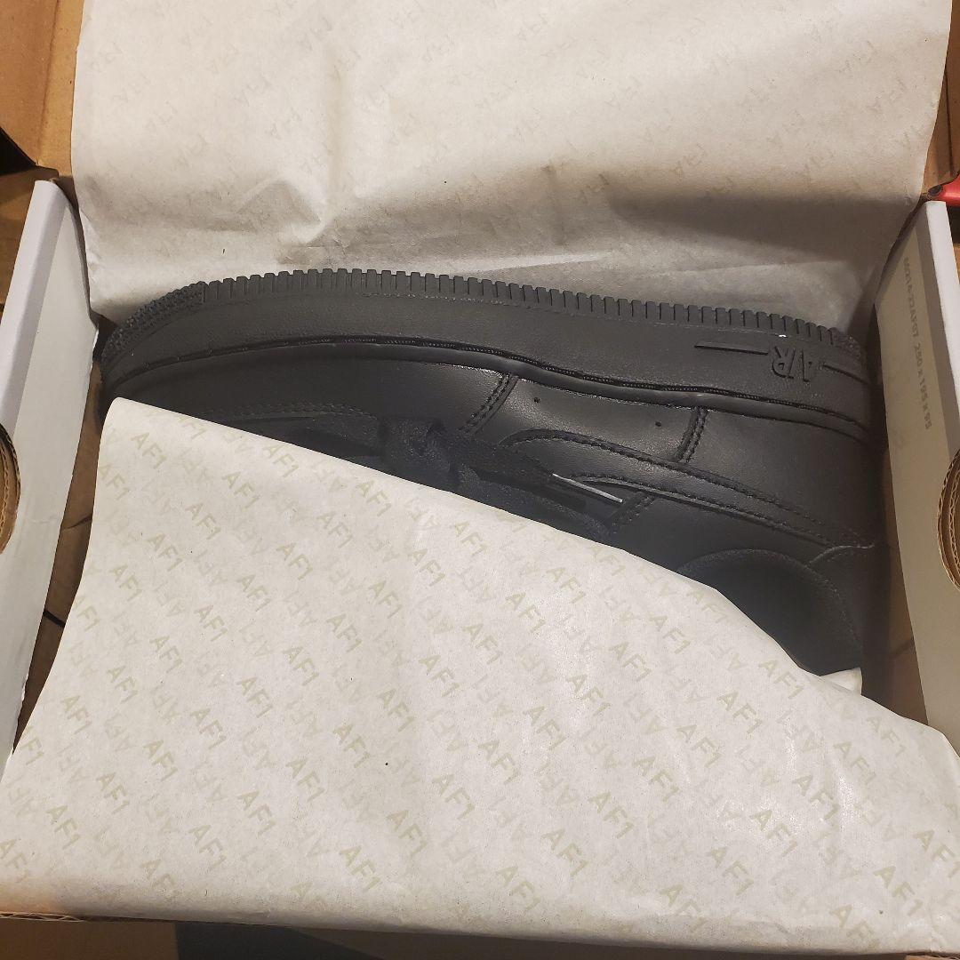 NIKE AIR FORCE 1 LE GS 黒 ブラック 22cm