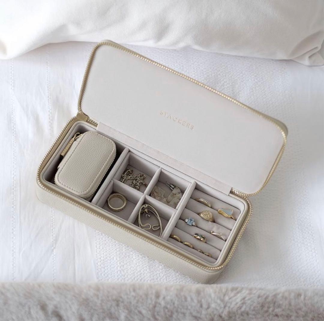 STACKERS トラベル ジュエリー ボックス L オートミール　スタッカーズ