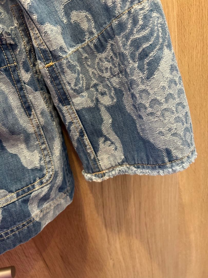 【一回のみ着用】2024年 ヴィヴィアンタム デニムチャイナジャケット【レア品】