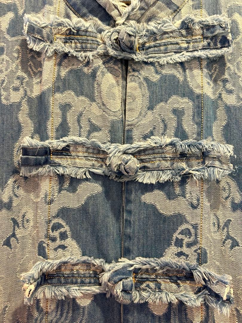 【一回のみ着用】2024年 ヴィヴィアンタム デニムチャイナジャケット【レア品】