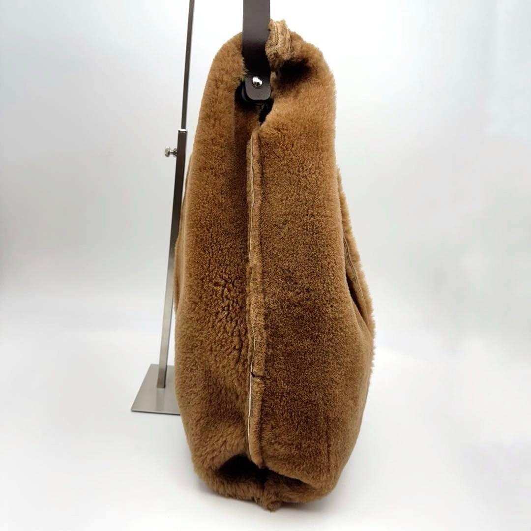 極美品✨アニタビラルディ ムートンバッグ ピカソ イタリア製 ファー ボア 本革