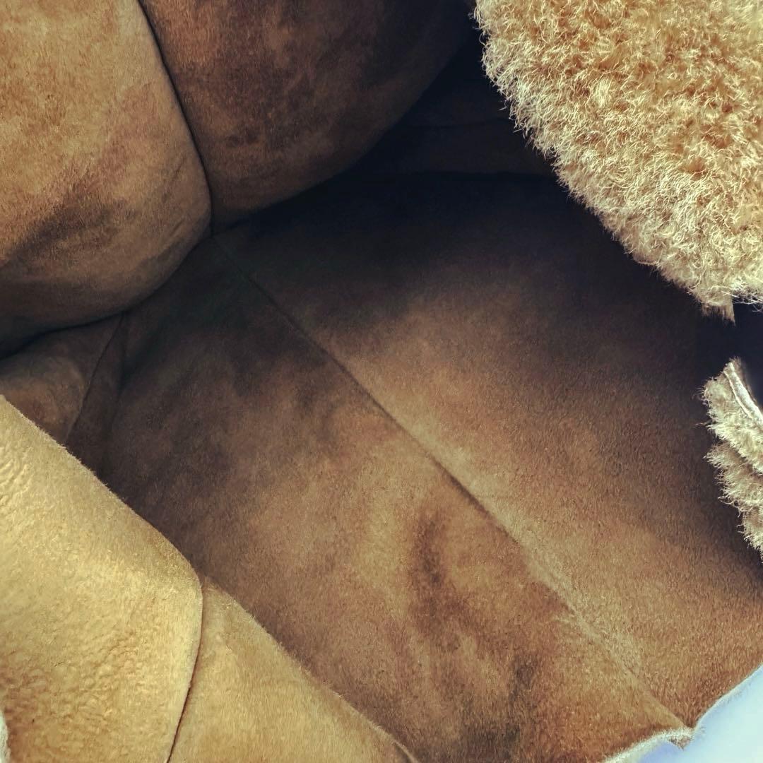 極美品✨アニタビラルディ ムートンバッグ ピカソ イタリア製 ファー ボア 本革