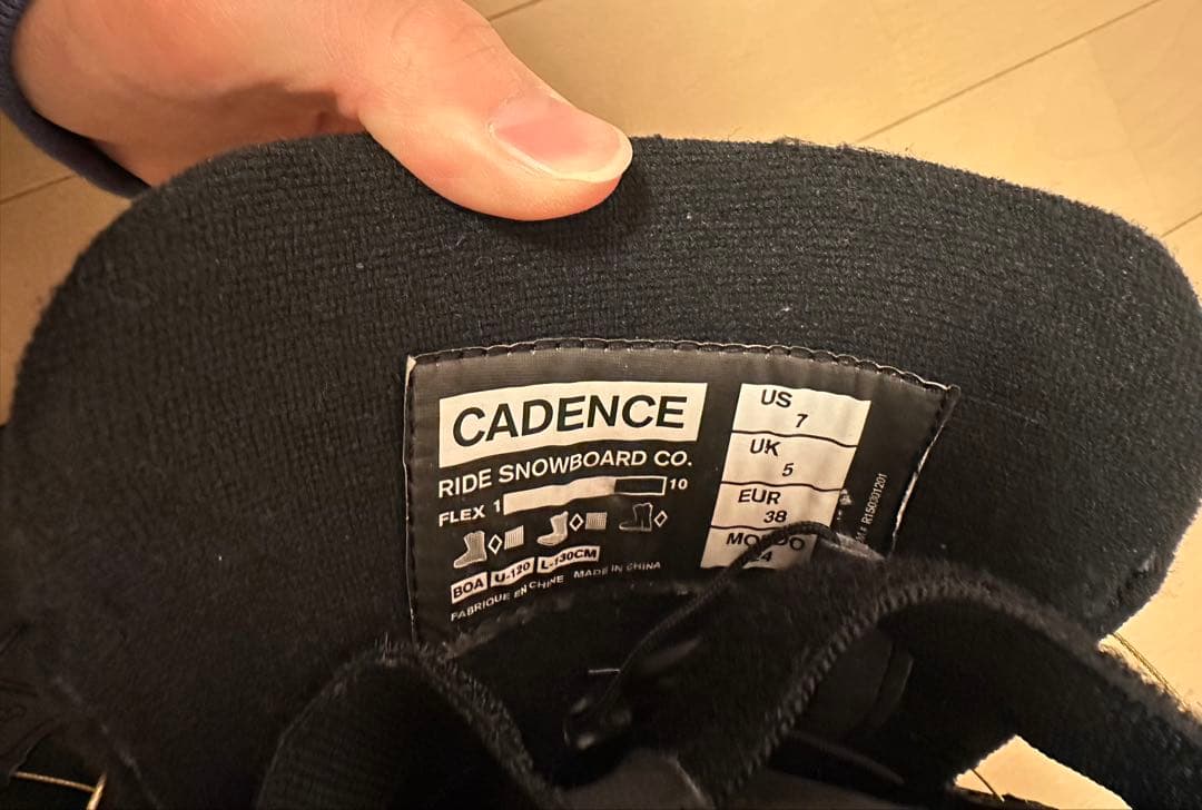 スノボ スノーボード ブーツ RIDE X CADENCE MICHELIN