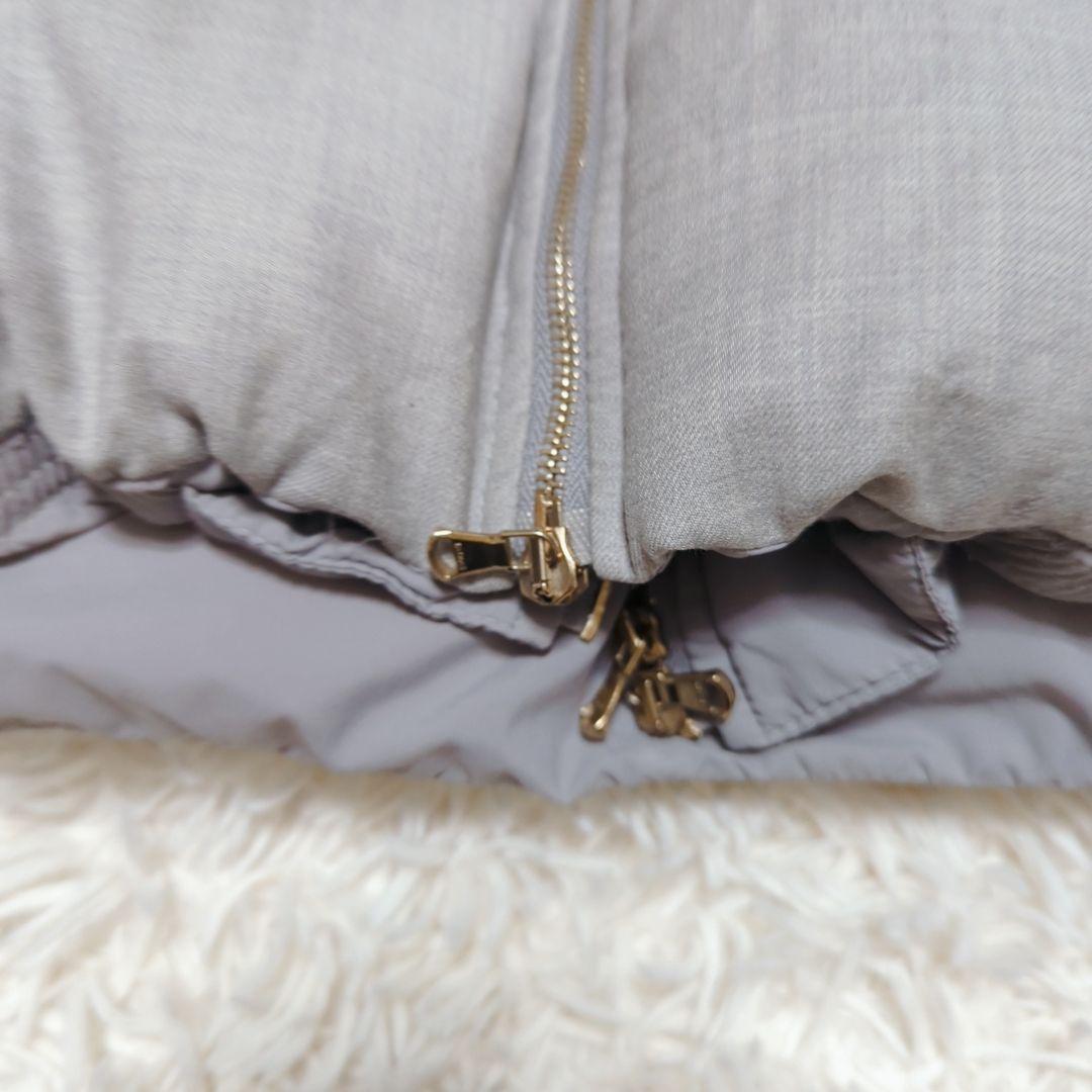 タトラス　ダウンベスト ファグリア　ファー　ラクーン　シルク混　ウール