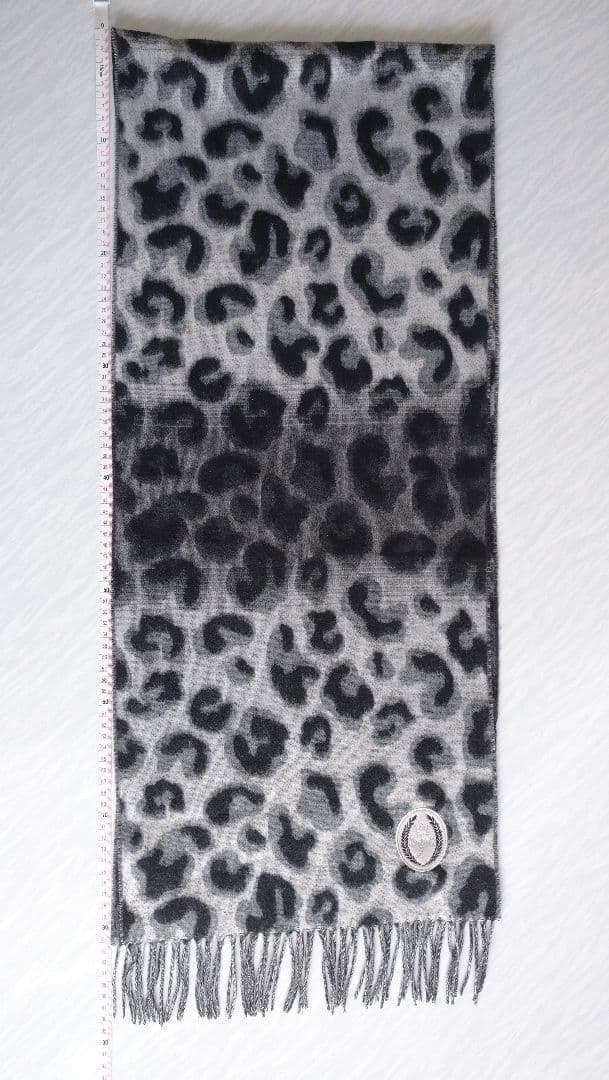 カステルバジャック　マフラー　ホワイト/ブラック/グレー