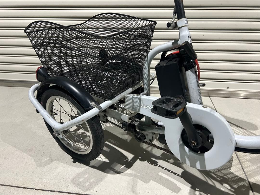 兵庫県神戸市より！ミムゴ三輪電動自転車アシラクpetit修理ベースですが乗れます