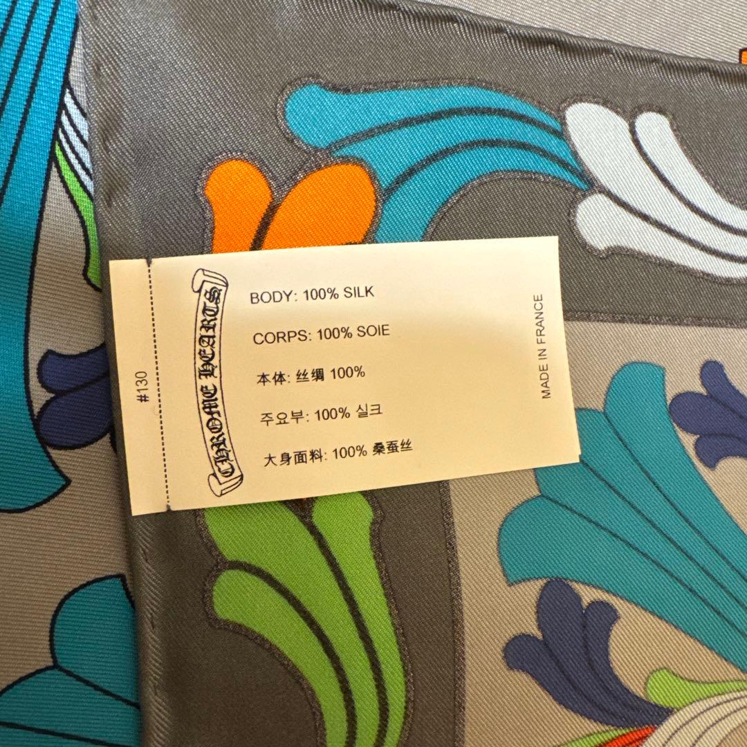 【新品未使用】クロムハーツ スカーフ マルチカラー　メンズ