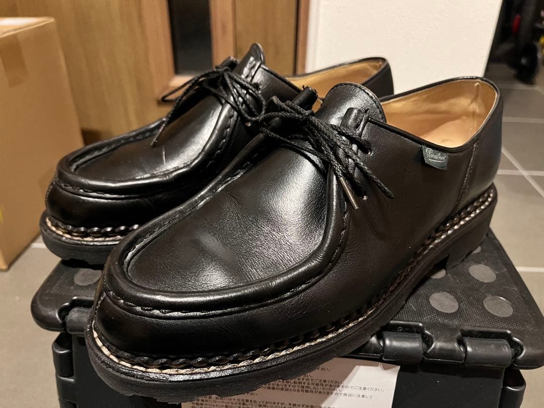 Paraboot Michael Noir 39.5 純正シューツリー付き