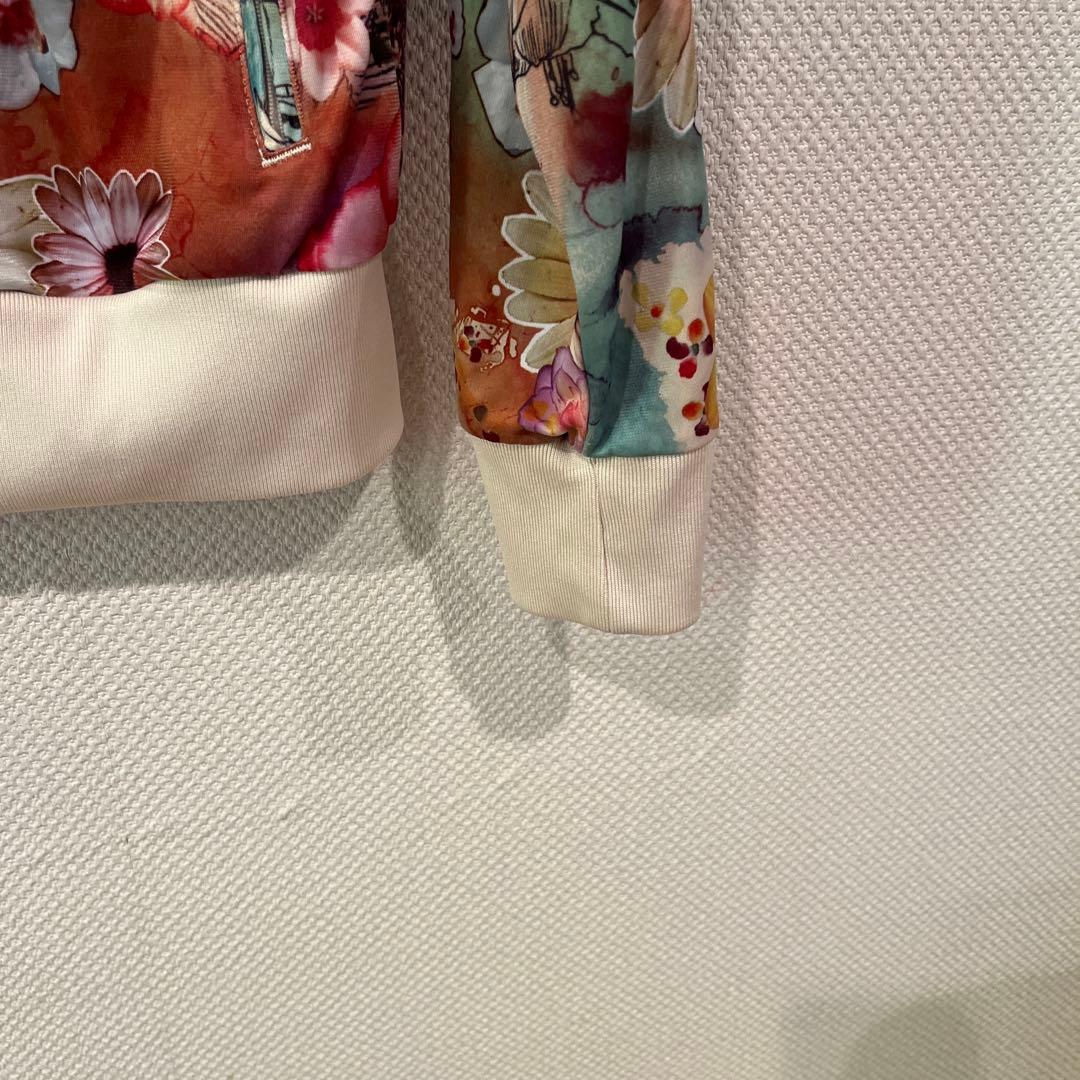 adidas original 花柄 ジップアップジャージ
