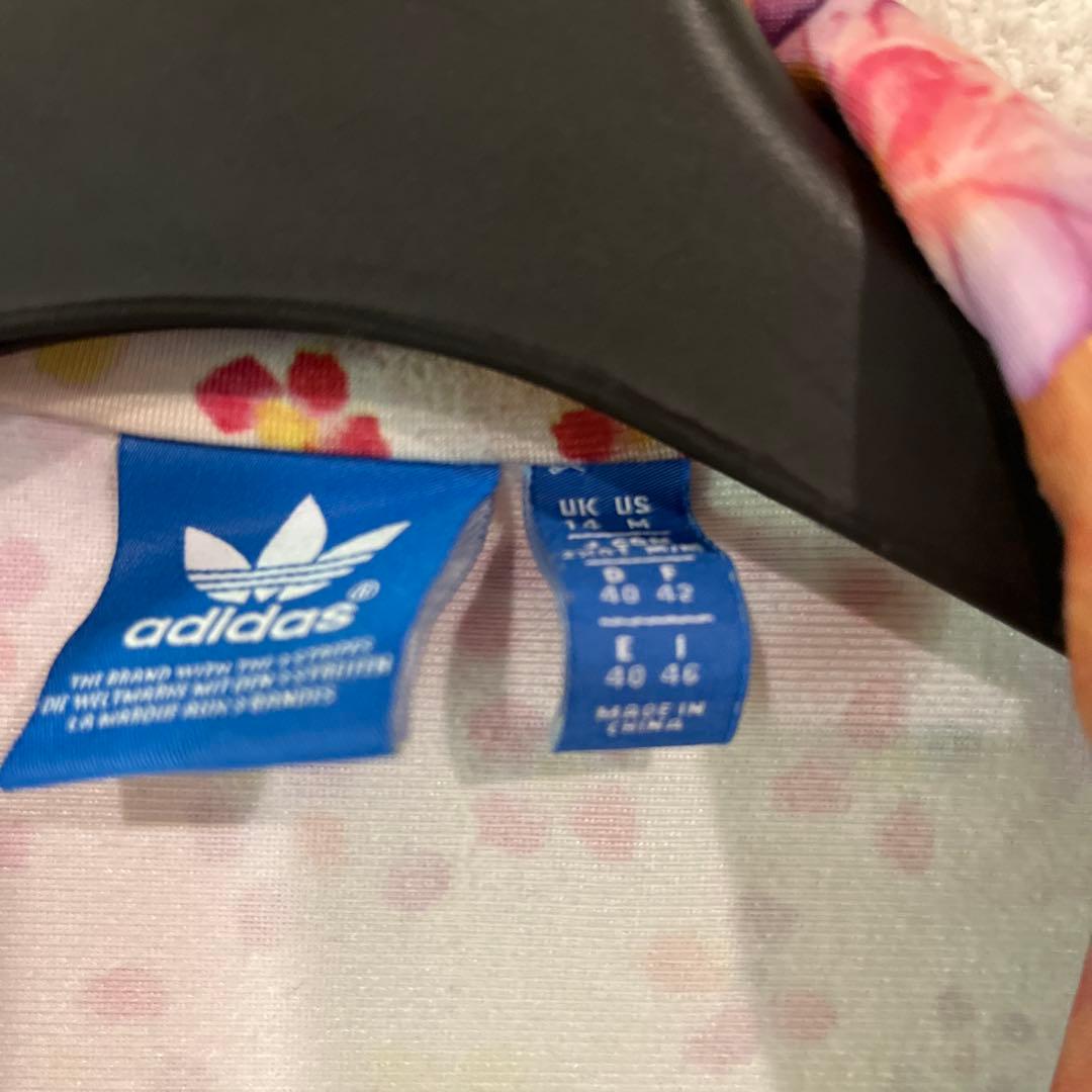 adidas original 花柄 ジップアップジャージ