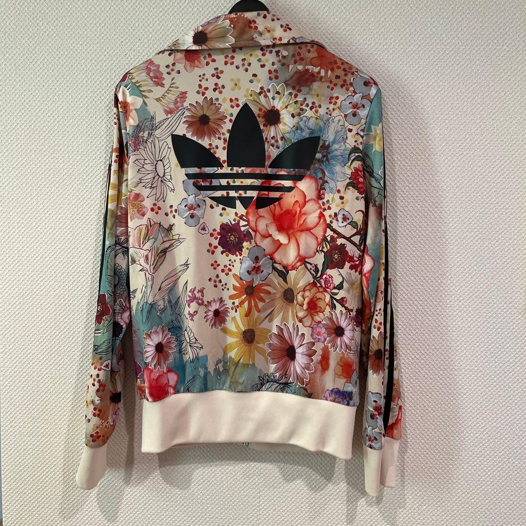 adidas original 花柄 ジップアップジャージ