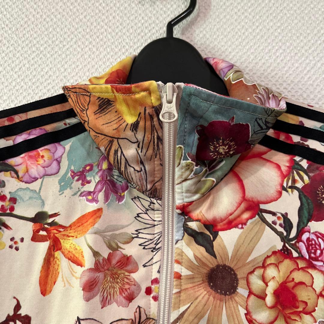 adidas original 花柄 ジップアップジャージ