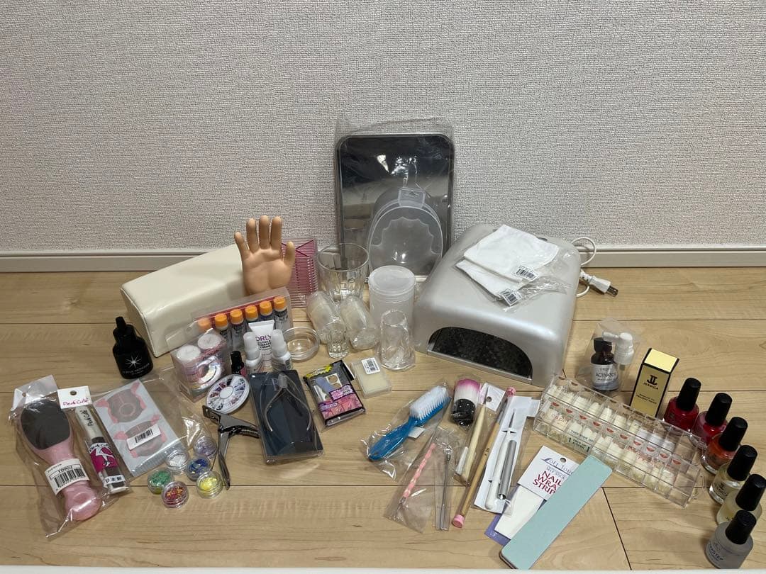 ネイルアート用品セット UVライト付き