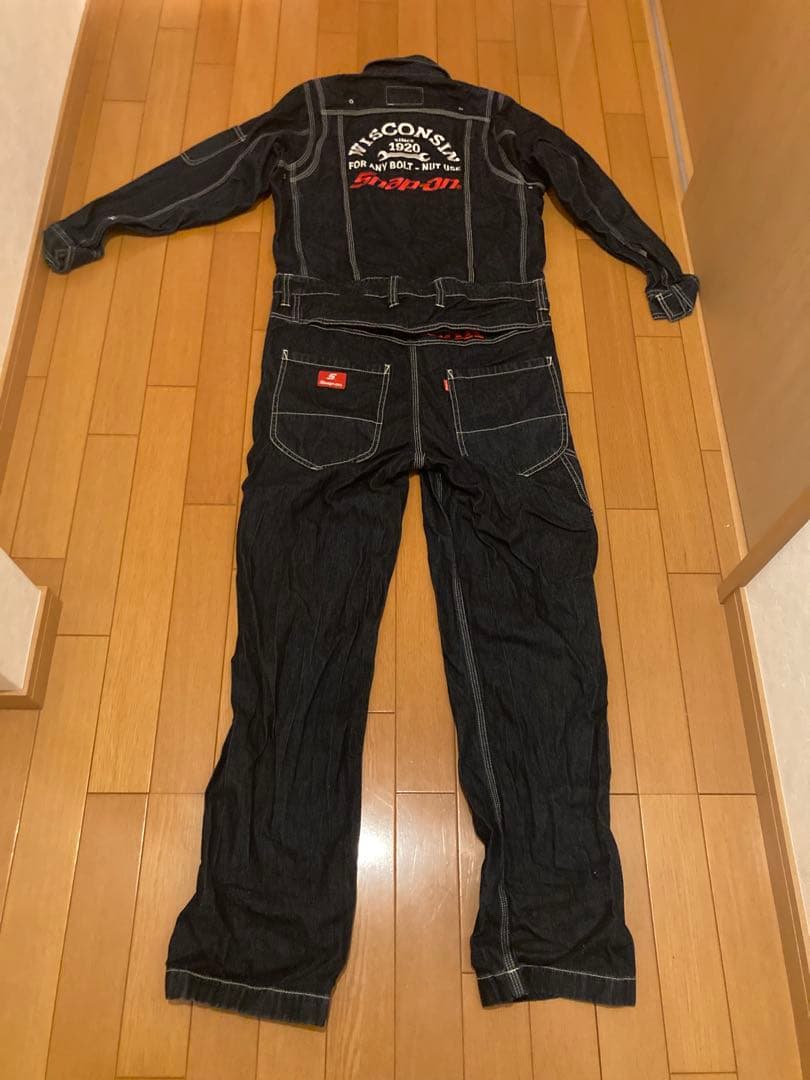 Snap-on ダークデニム ツナギ