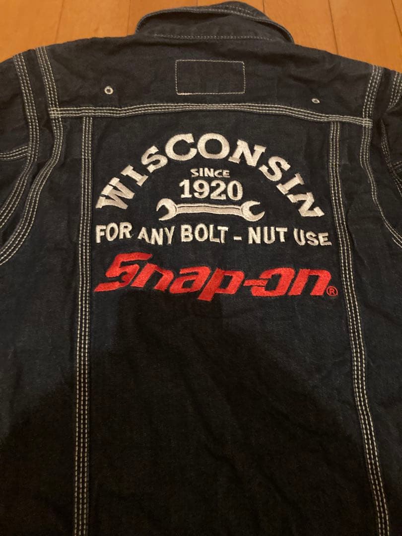 Snap-on ダークデニム ツナギ