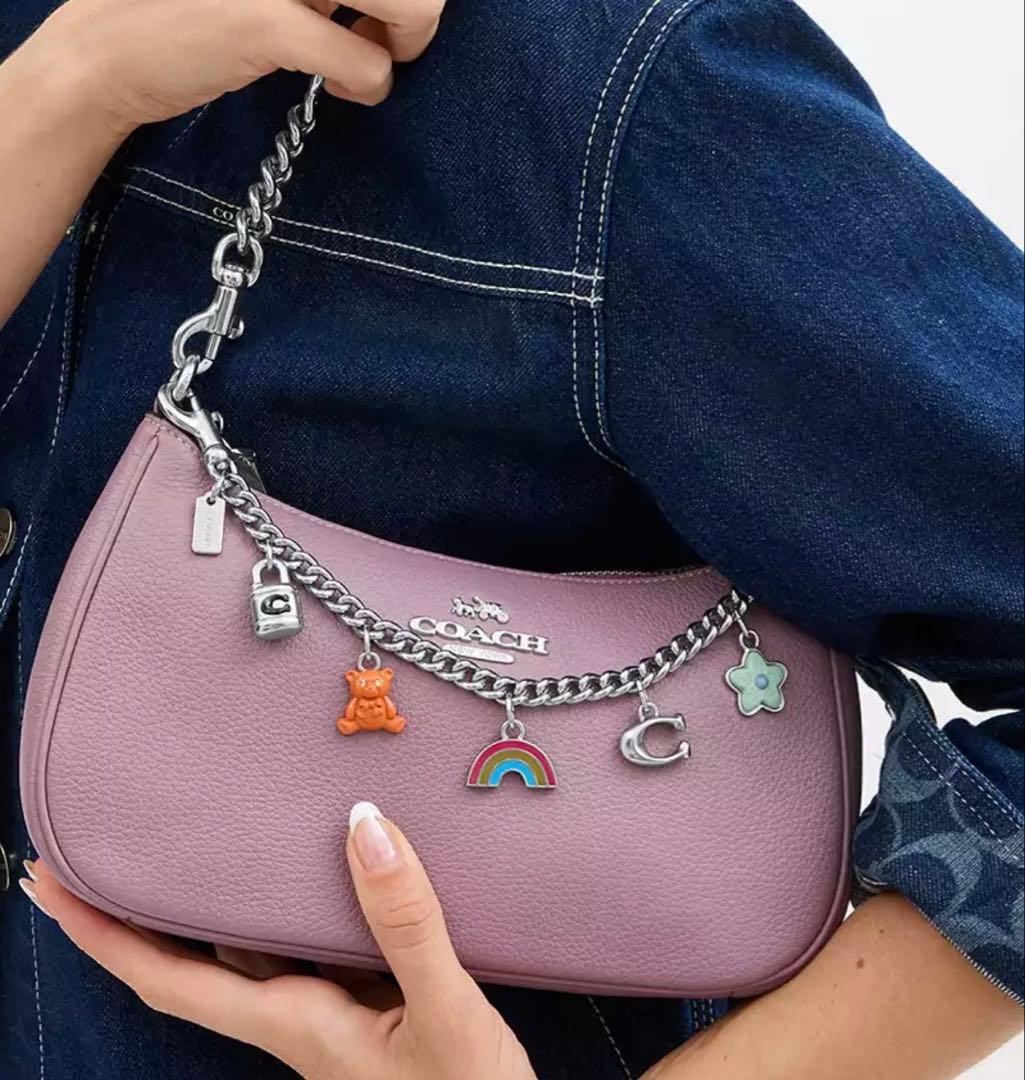 coach シルバー スワッガー チェーン・チャーム　CW662