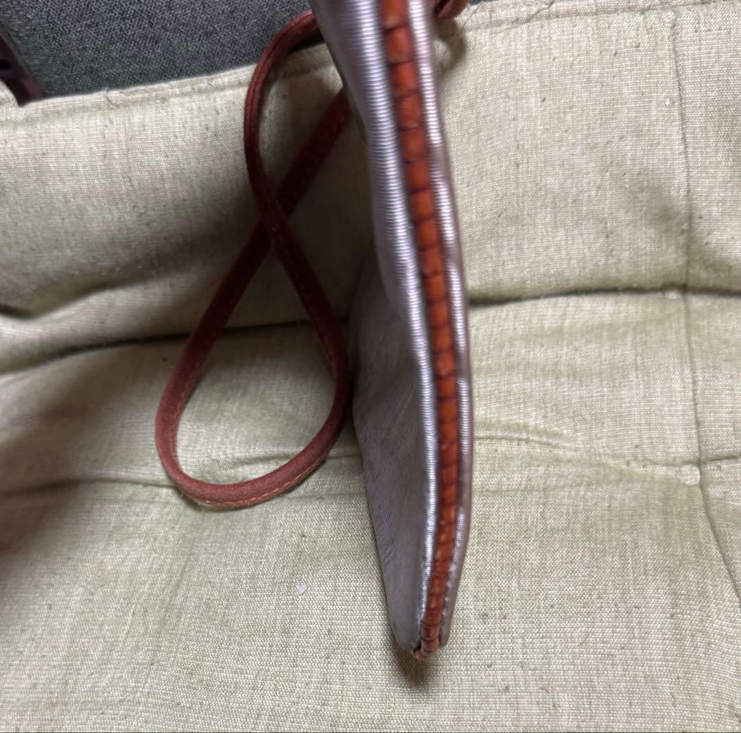 LOEWE アナグラム柄 ナイロンキャンバス ミニショルダーバッグ ポシェット