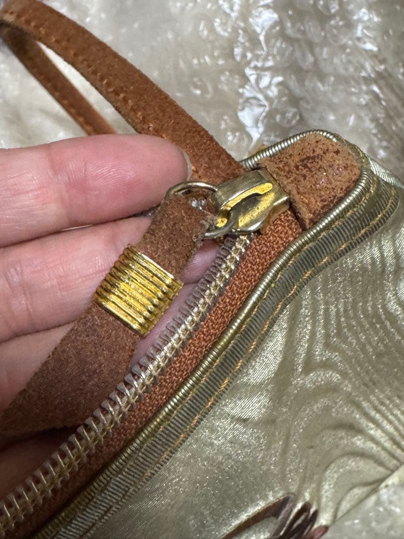 LOEWE アナグラム柄 ナイロンキャンバス ミニショルダーバッグ ポシェット