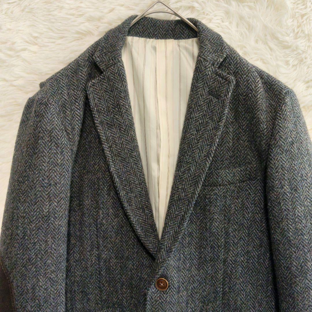 ハリスツイード　ヘリンボーン　100周年記念　限定生地　テーラードジャケット　M