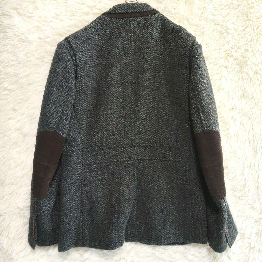 ハリスツイード　ヘリンボーン　100周年記念　限定生地　テーラードジャケット　M