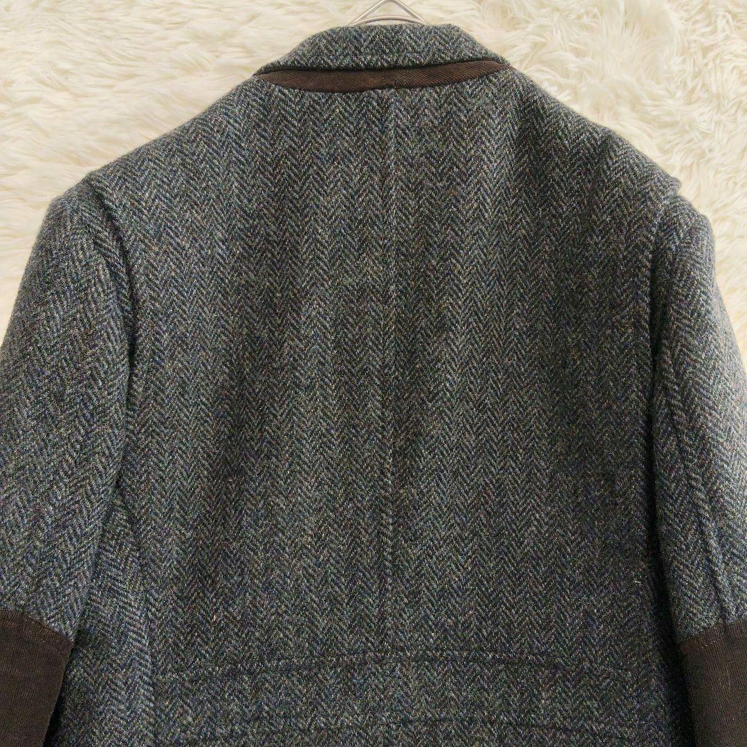 ハリスツイード　ヘリンボーン　100周年記念　限定生地　テーラードジャケット　M