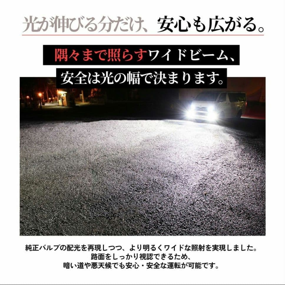 新品 QシリーズプラチナLEDヘッドライト 68400カンデラ D2S D4S